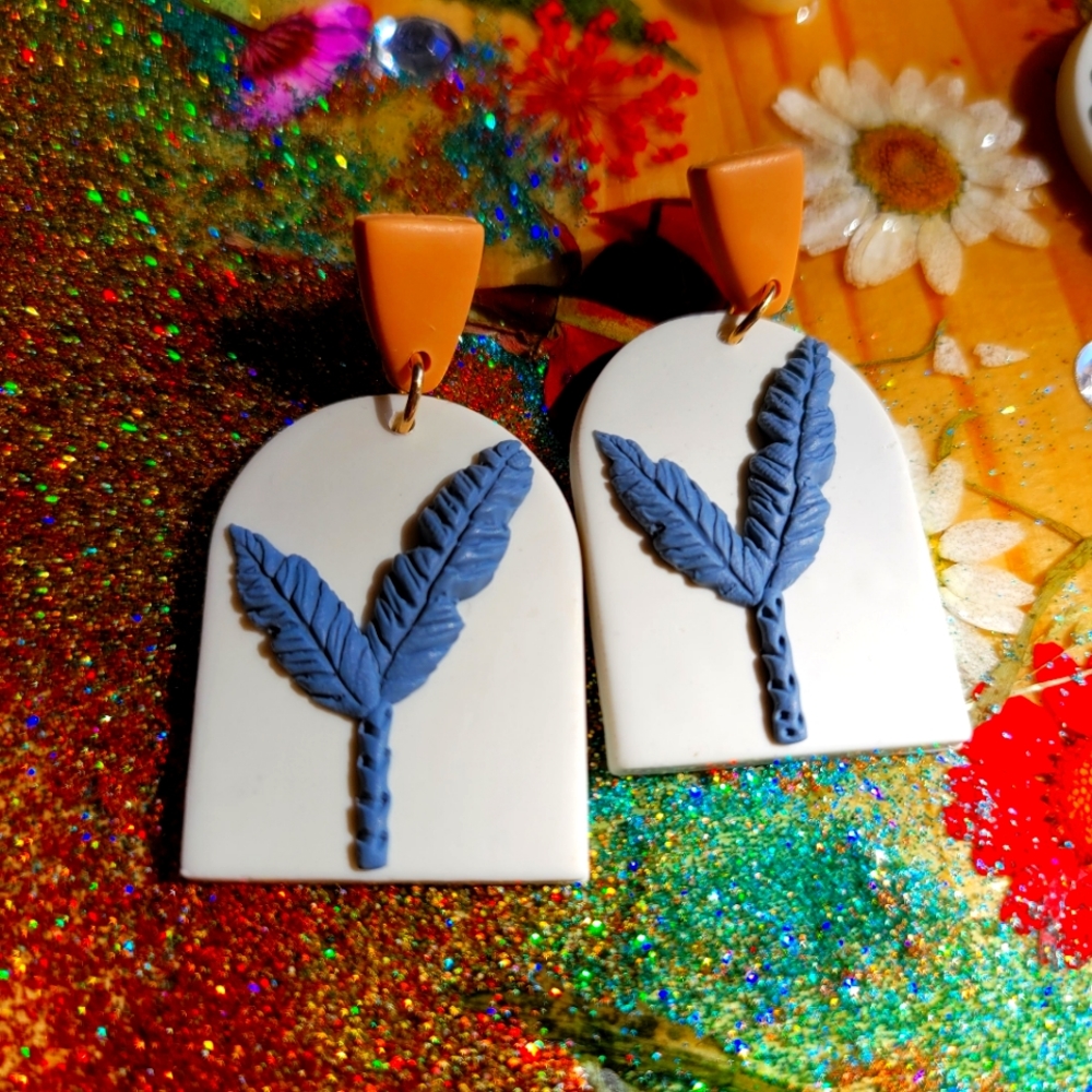 Clay earrings